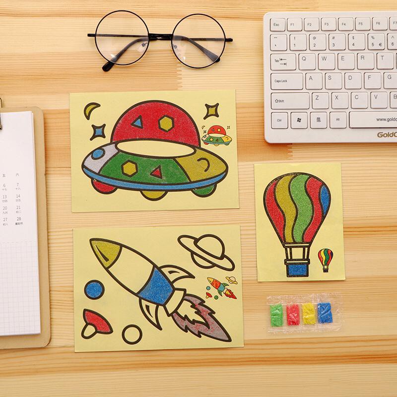 MALAYSIA READY STOCKColored Sand Art for Kids Painting Set Shopee