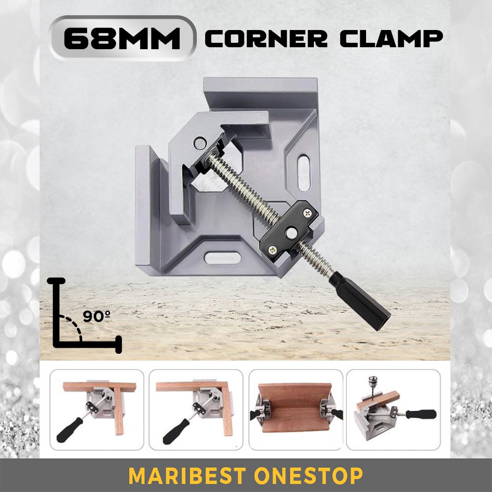 68MM 90DEGREE SWING JAW CORNER CLAMP SINGLE BAR RIGHT ANGLE CLIP TOOL ...