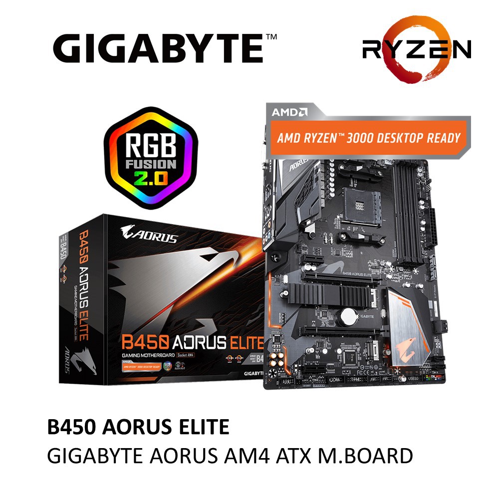 Motherboard b450 2024 aorus elite