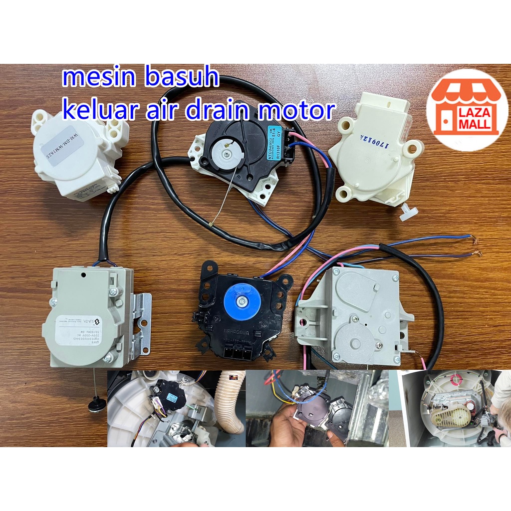 universal mesin basuh drain motor toshiba / lg / haier / sanyo