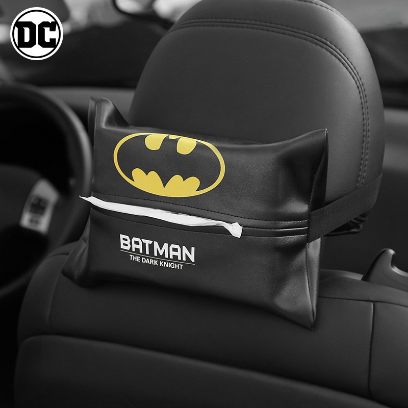 Batman Car Tissue Box Car Case Napkin Tissue Box Holder Cartoon Tissue ...