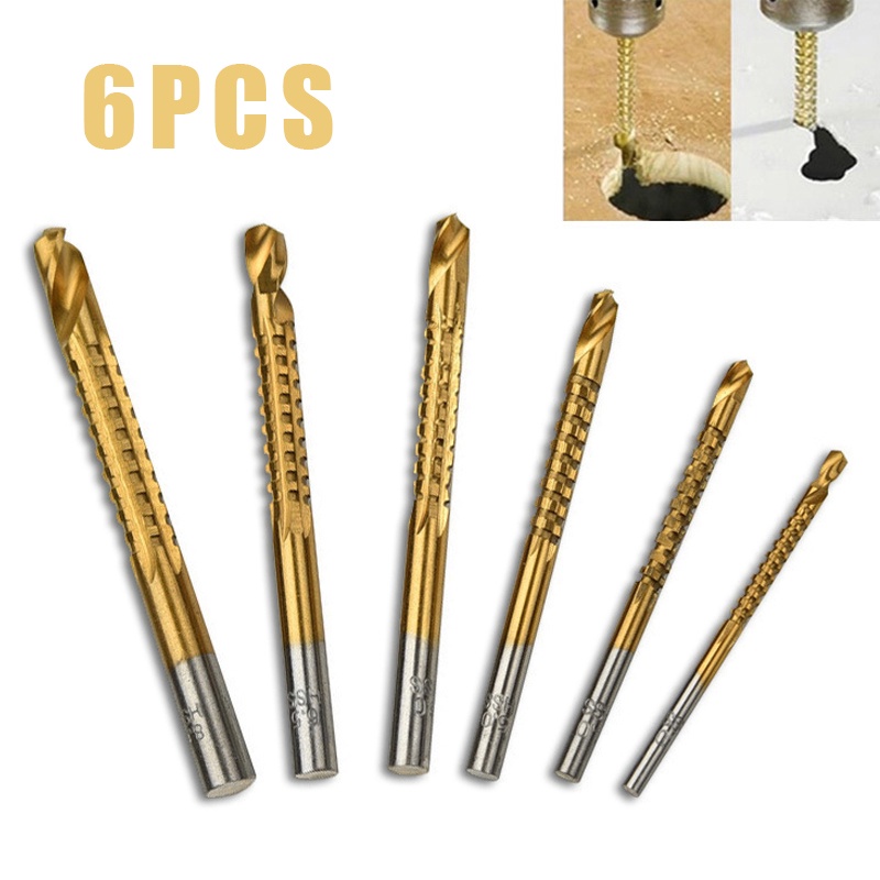6-teiliger Kobalt-Bohrersatz – Perfekt Für Metall, Holz & Mehr – Größen 3 Bis 8 Mm