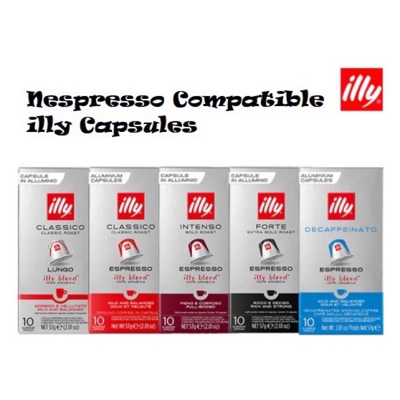 NESPRESSO COFFE iLLY CAPSULE 10's 57g