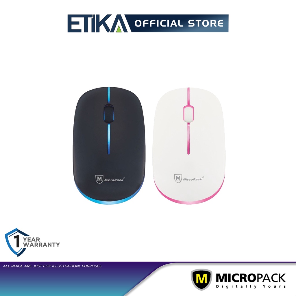 Micropack MP-216 1200dpi Rainbow Wired Optical Mouse (7 Color Breathing ...