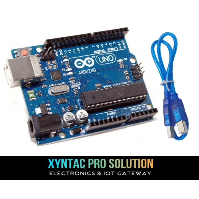 Arduino Uno Atmega328P Compatible + USB Cable + Acrylic Case | Shopee ...
