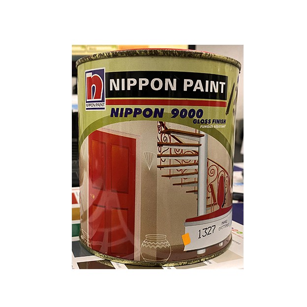 [100% ORIGINAL] Nippon Paint 9000 Gloss Finish For Metal & Wood 1LT ...