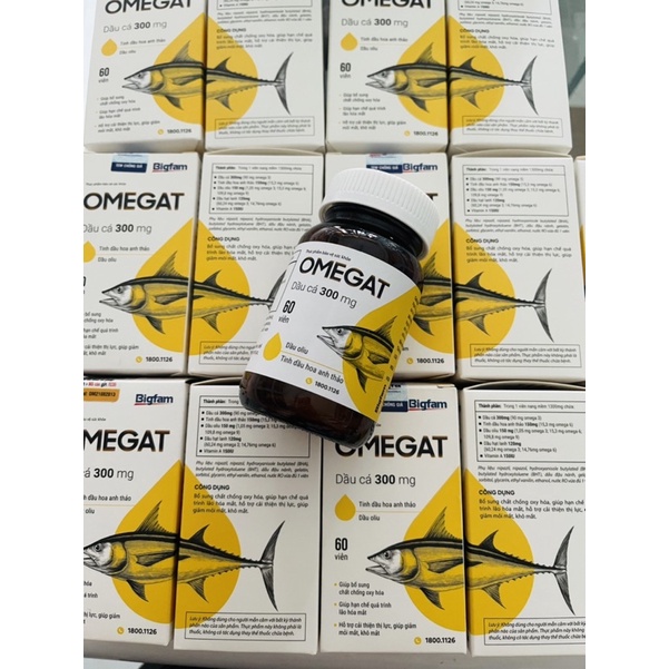 Fish Oil 300mg (Fish Oil 3.6.9) Primrose Oil Omegat Box Of 60