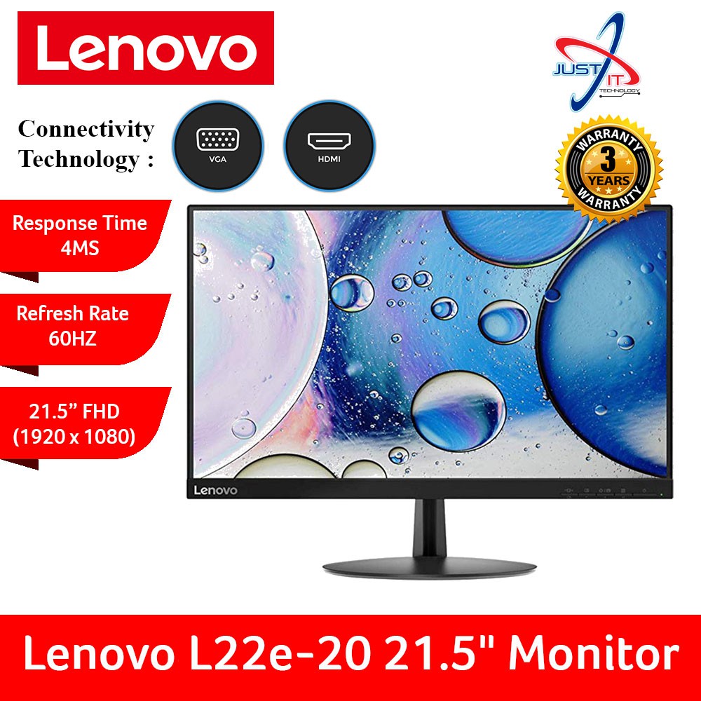 Lenovo L22E-20 Fhd Led Monitor (21.5