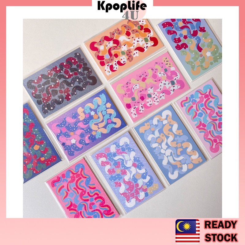 Korea Glitter Ribbon Series Deco Sticker Photocard Album Diary