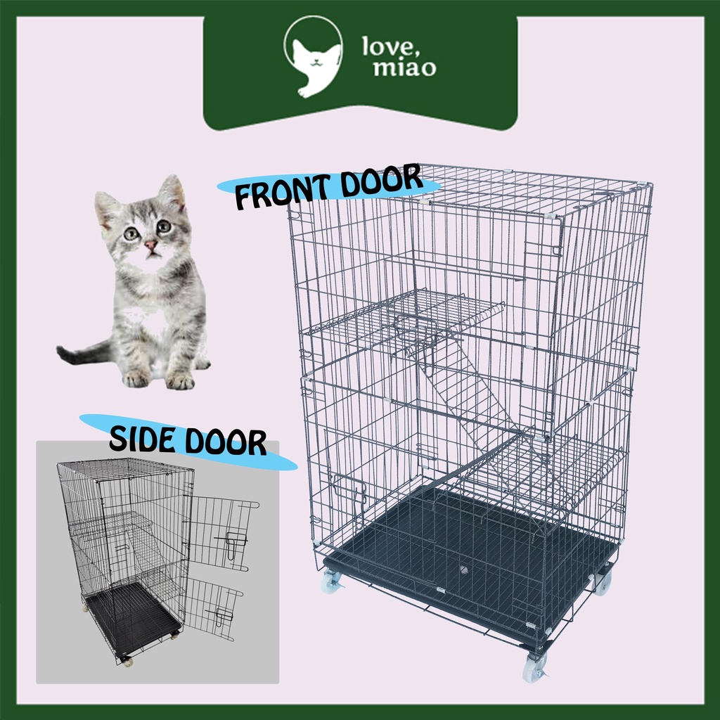 Sangkar Kucing 2 Tingkat / 3 Tingkat / 2 Level / 3 Level Cat Cage (Anak ...