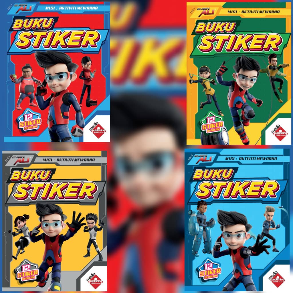 MEDIA BOOKS : AJEN ALI BUKU STIKER ( EJ3C ) | Shopee Malaysia