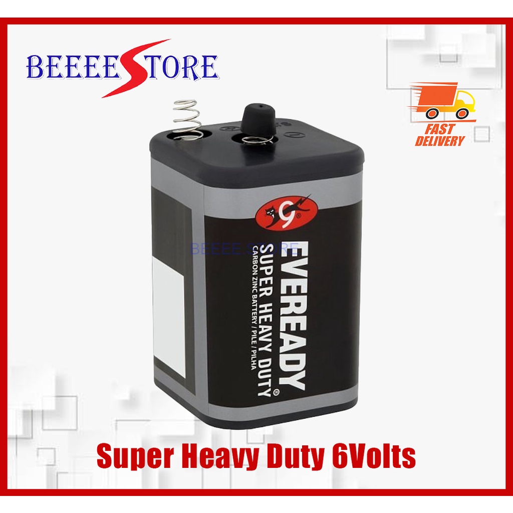 Eveready Super Heavy Duty Batteries 6V | Shopee Malaysia