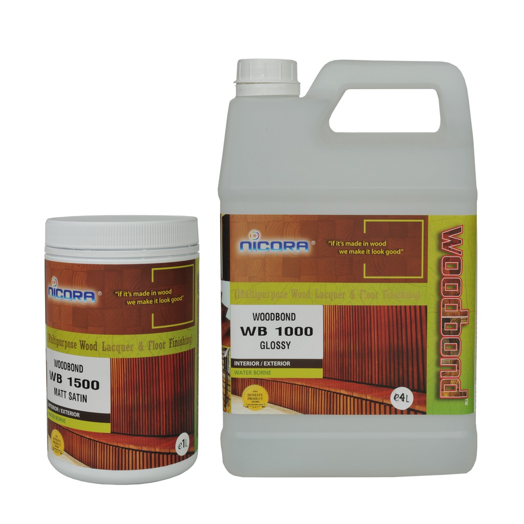 💥NICORA WOODBOND💥 (4 Litre) Ready Stock | A Low Odour | DIY | Water ...