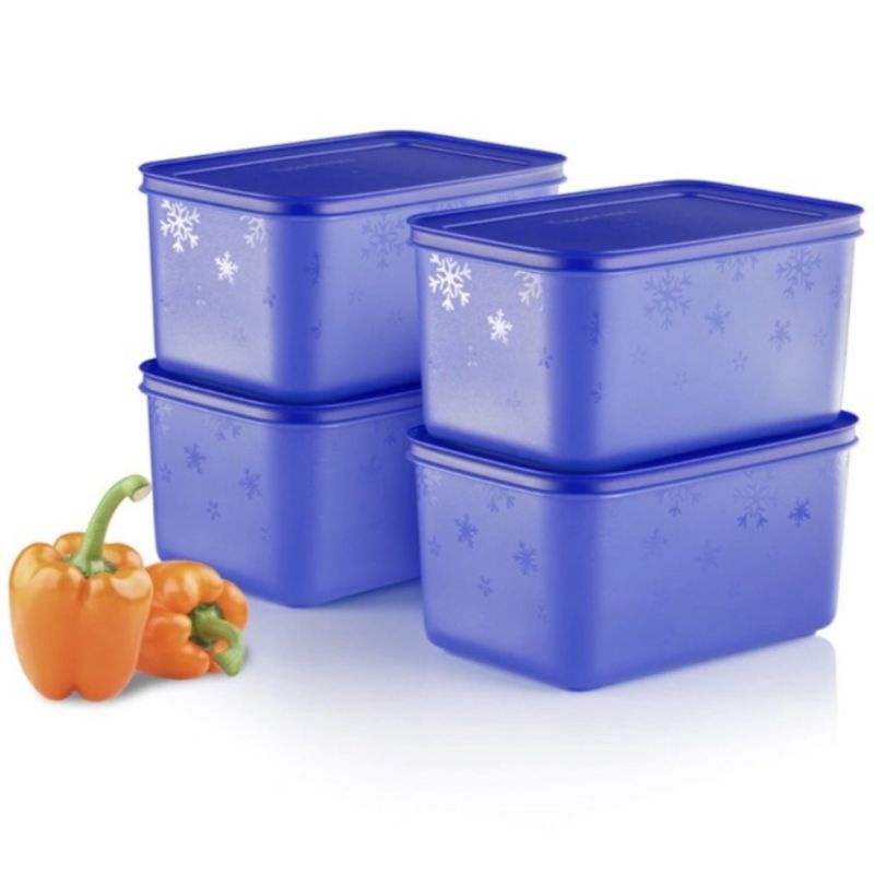 Tupperware Chill Freez Medium High (4pcs) 2.5L | Shopee Malaysia