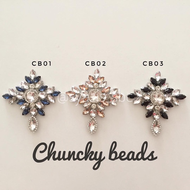 Chunky beads hot sale