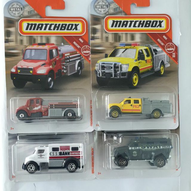 Matchbox Freightliner Ford F550 Swat Armored Truck 