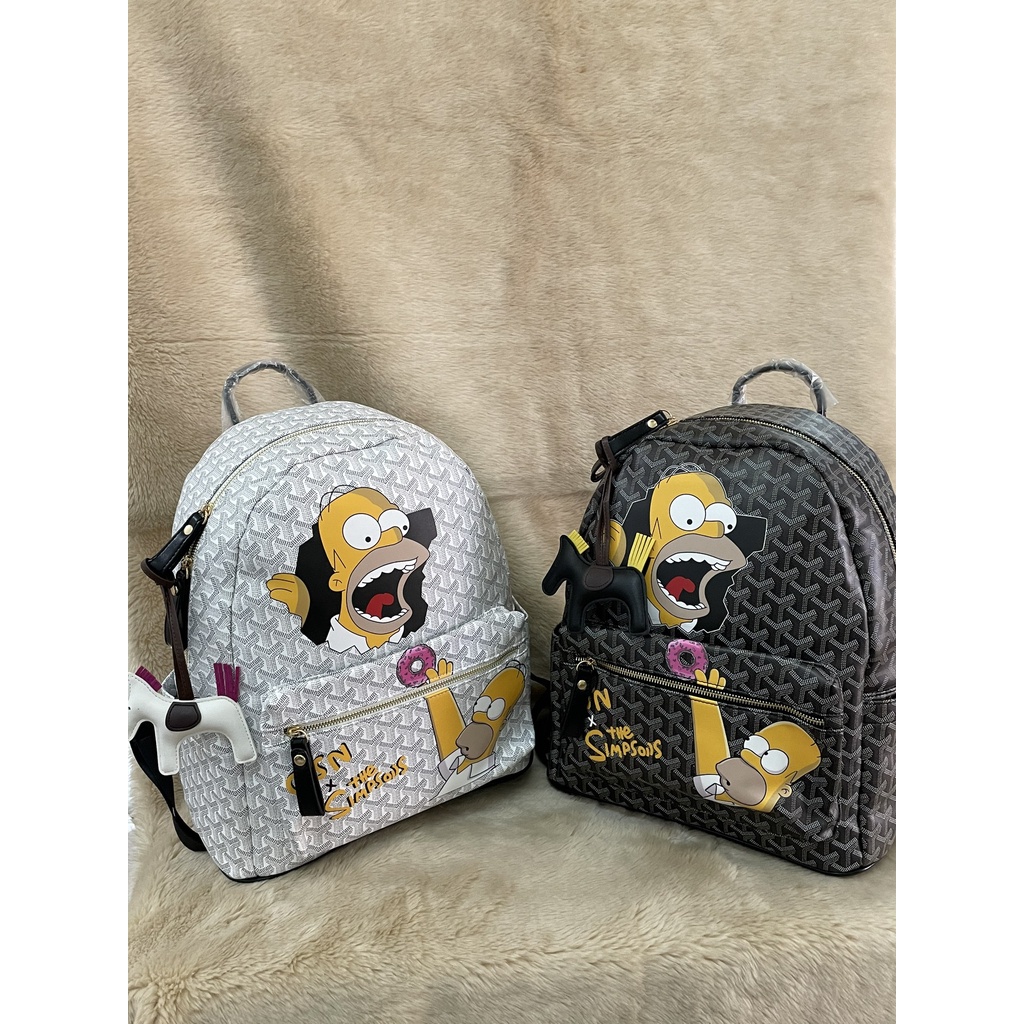 [GENUINE] Edmond QSN x the simpsons backpack comes with a super cute ...