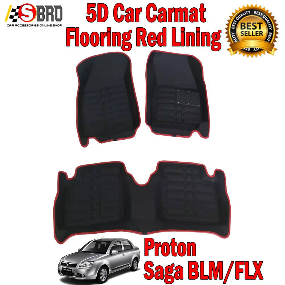 Proton Saga BLM/FLX 5D Carpet Carmat Floor Mat OEM Karpet Car Floormatj