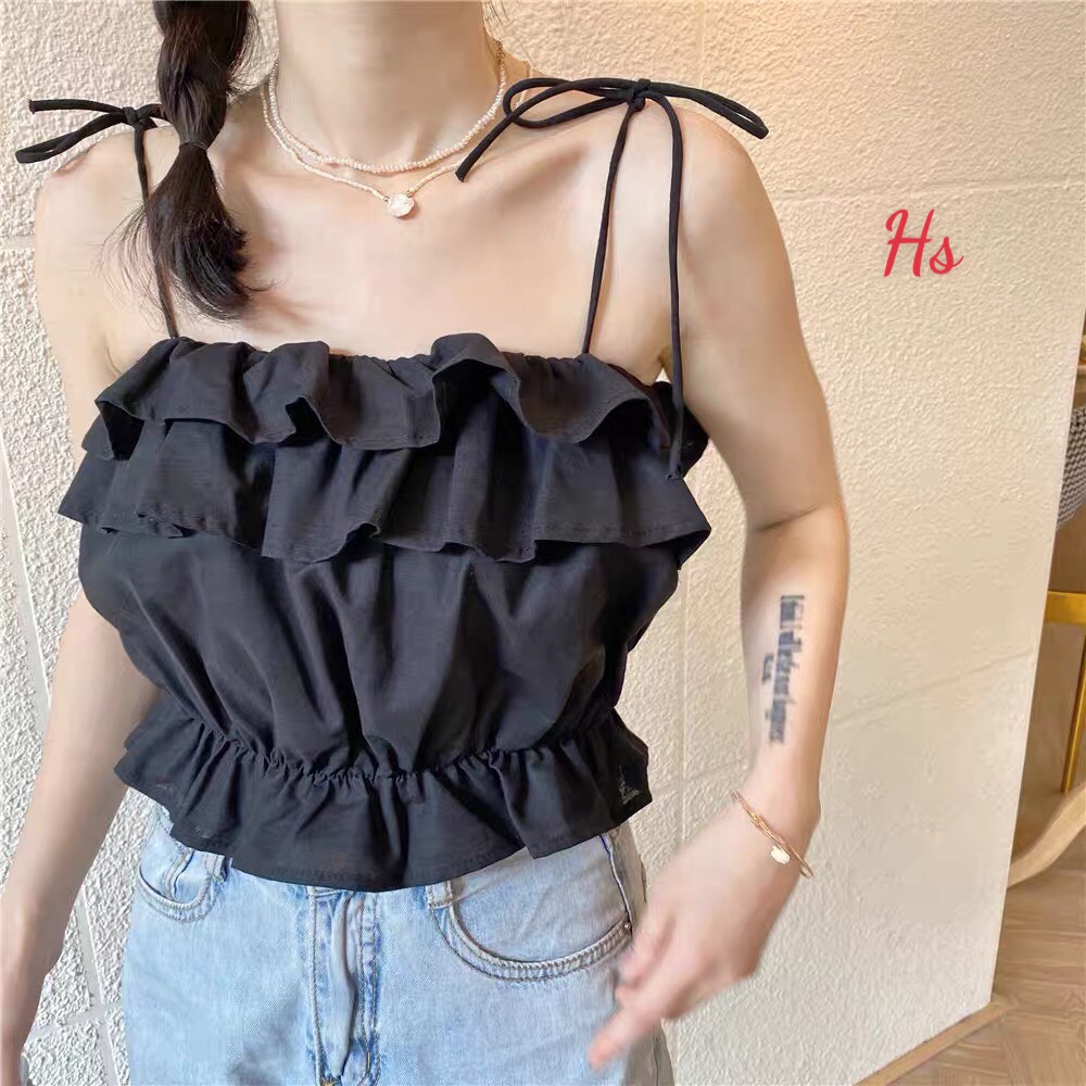 Super pretty 2-layer ruffle shirt | Shopee Malaysia