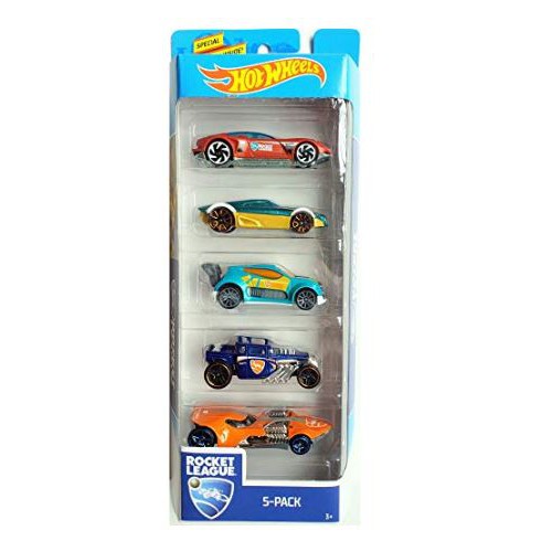 Hot wheels 5 store pack rocket league