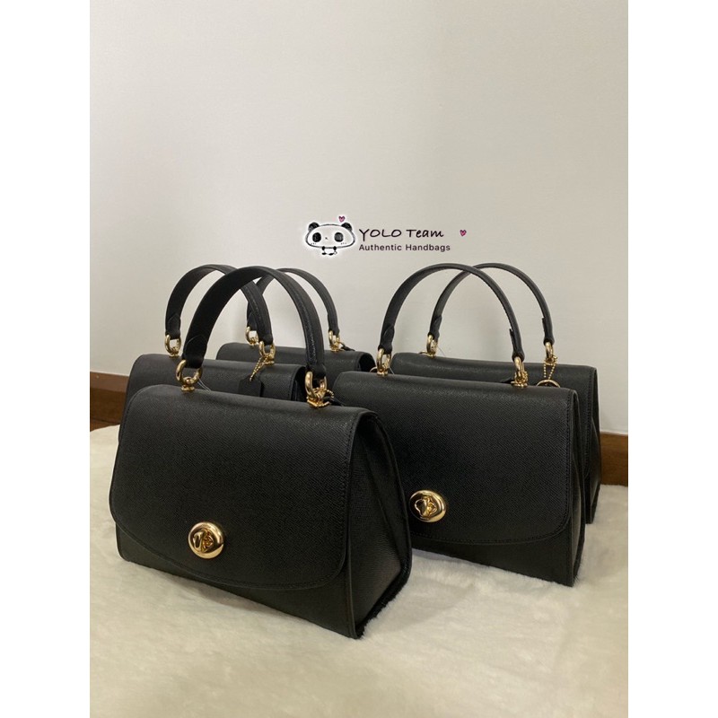 Coach Tilly Top Handle Satchel F76618 Shopee Malaysia