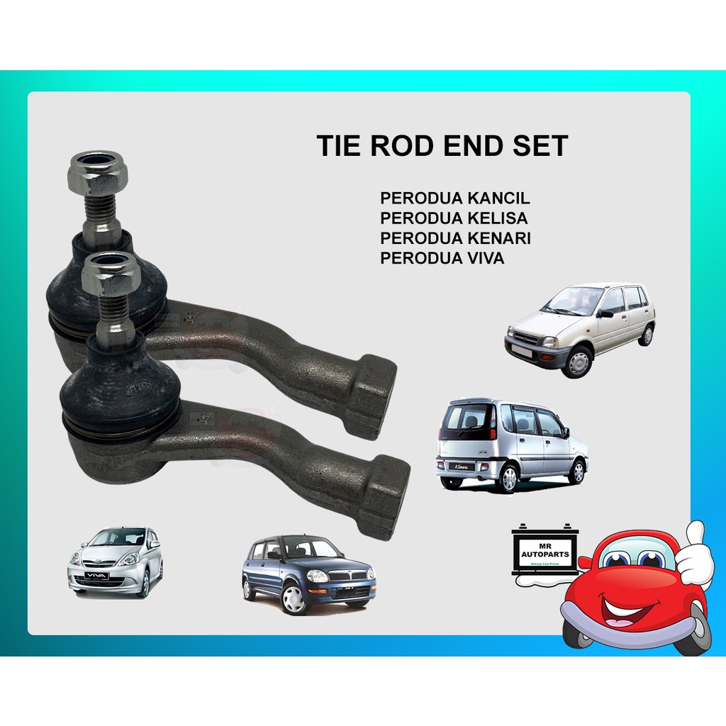 Perodua Kancil / Kelisa / Kenari / Viva TIE ROD END SET Shopee Malaysia