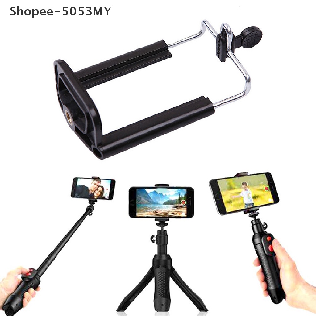 Shopee5053MY Mobile Phone Holder Tripod Universal Phone Clip Bracket