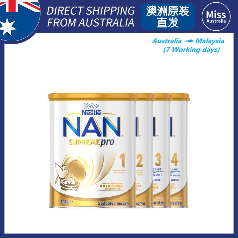 Nestle NAN Supreme Pro Stage 1/2/3/4 Hypoallergenic (800g)