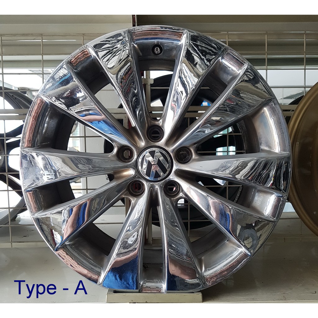 Volkswagen 8x17 Sport Rims Wheel x 1Pc (TYPE-A-Used) | Shopee Malaysia