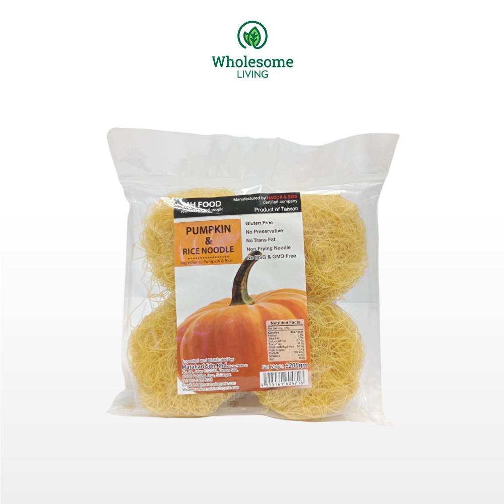 MH Pumpkin & Rice Noodle Gluten Free Non Fried (200g) Shopee Malaysia