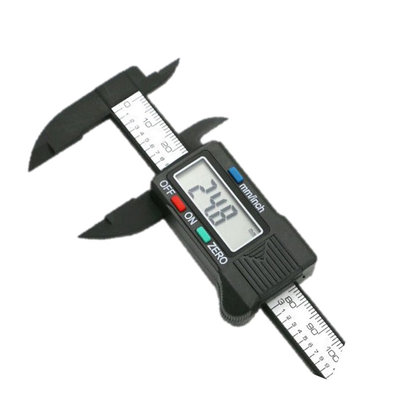 [FREE BATTERY] Digital Caliper Carbon Fiber Composite Measuring LCD