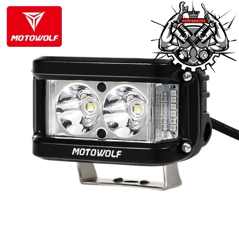 Motowolf Led Spotlight Sportlight Headlight Universal Unit With