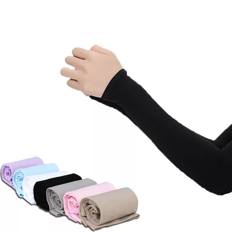 AQUAX LETS SLIM HANDSOCK COOLING SEAMLESS ICE SILK PROTECTIVE ARM HAND ...