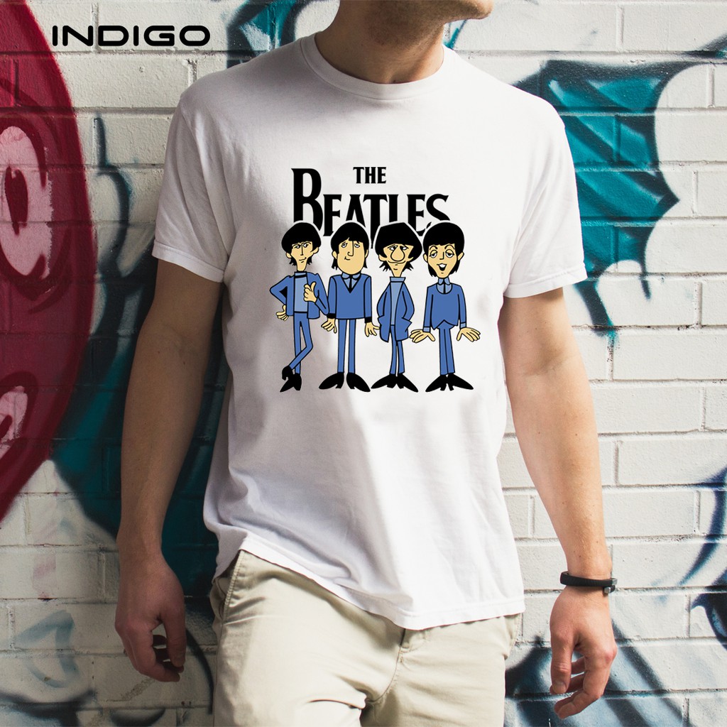 The Beatles Animation Graphic Graphic Tee Cotton T Shirt Shopee Malaysia