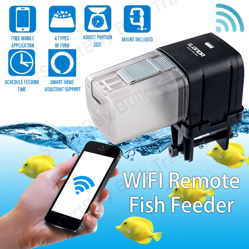 iLONDA USB Smart WiFi Remote Control Automatic Timer Aquarium Fish Feeder Shopee Malaysia