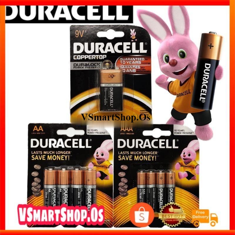 DURACELL Alkaline Battery AAA AA 1.5V LR6 LR03 Bateri Duracell 1.5V