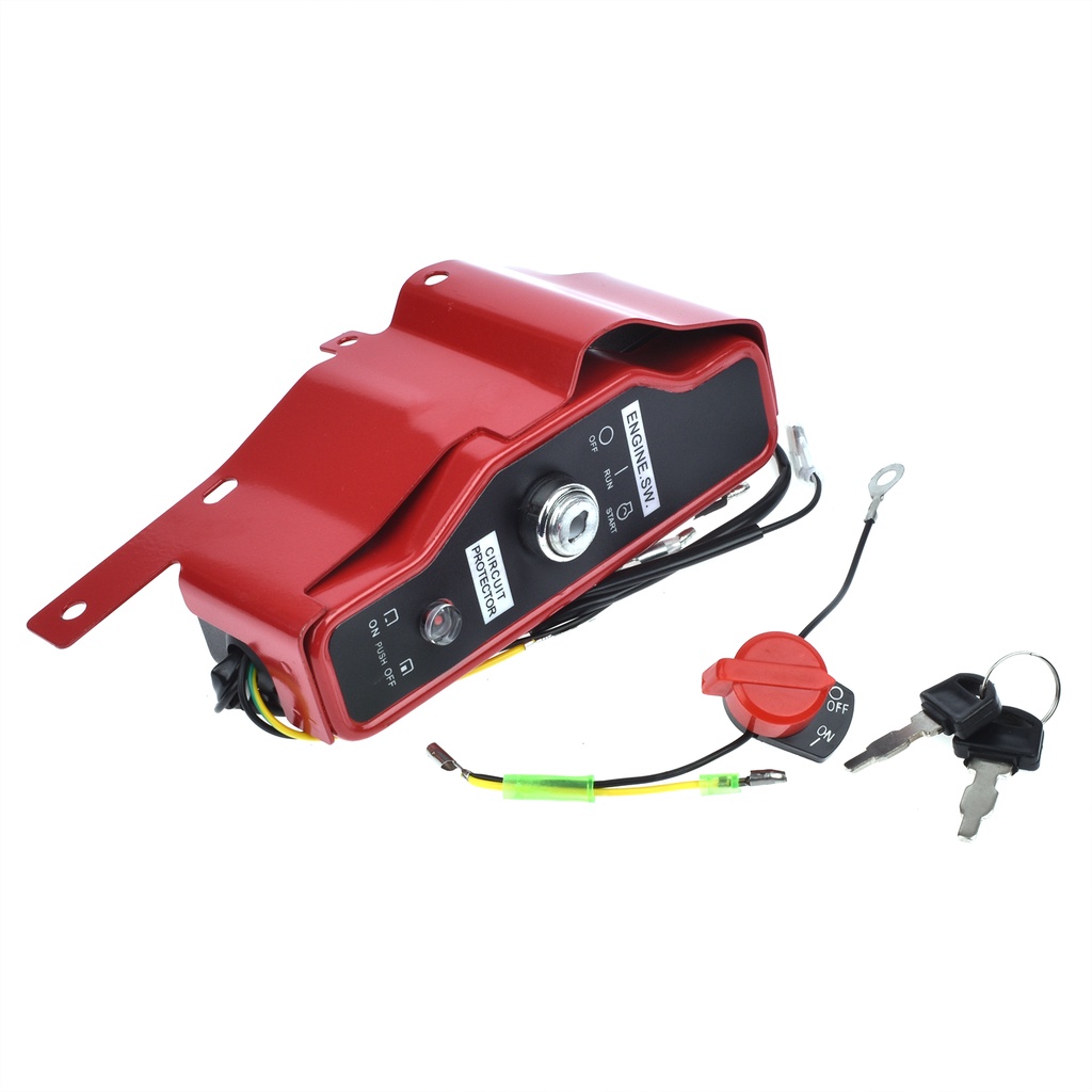 Ignition On-Off Switch Box Key For HONDA GX390 GX340 188F 190F 5KW 6 ...