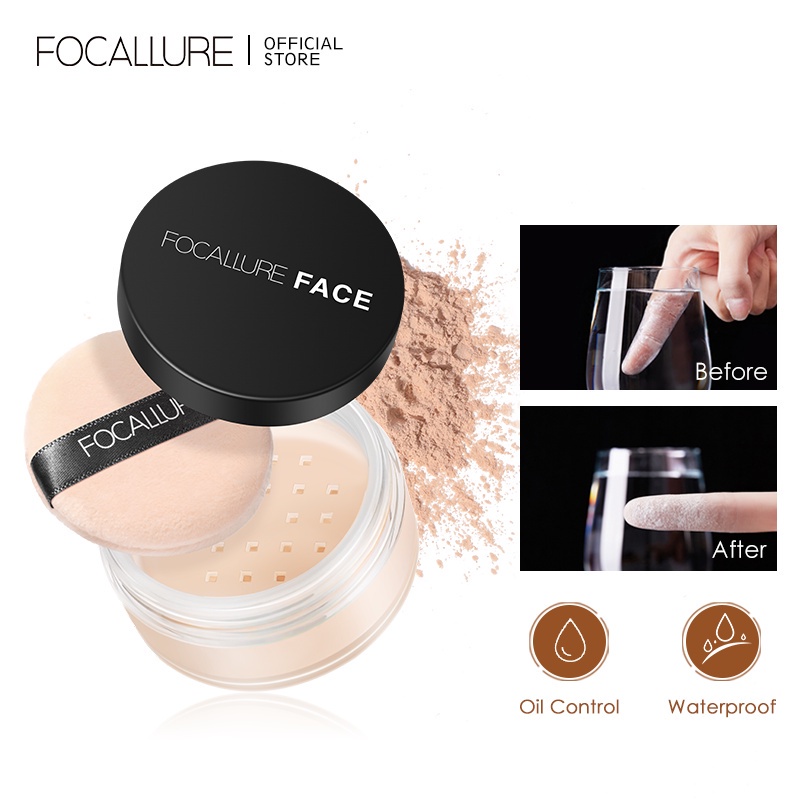 FOCALLURE FA15 Loose Setting Powder Oil Control Smooth Face Makeup 7g ...