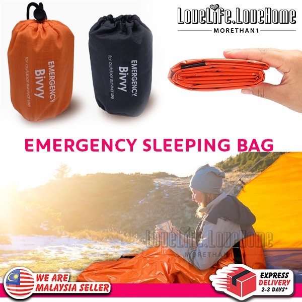 Emergency Sleeping Bag, Lightweight Survival Sleeping Bags Waterproof