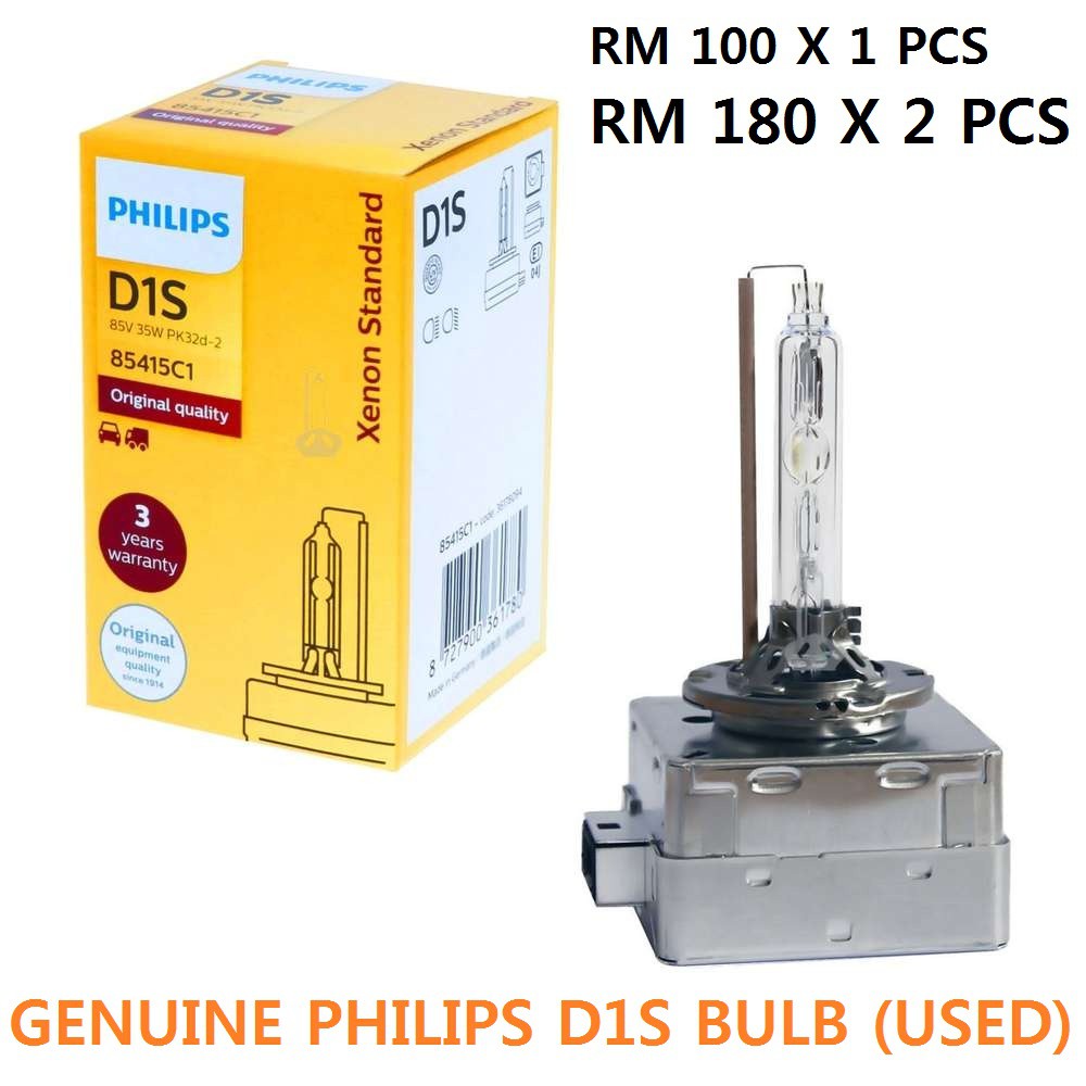 Philips Standard D1S Xenon Lamps 35W PK32d-2 • Pris »