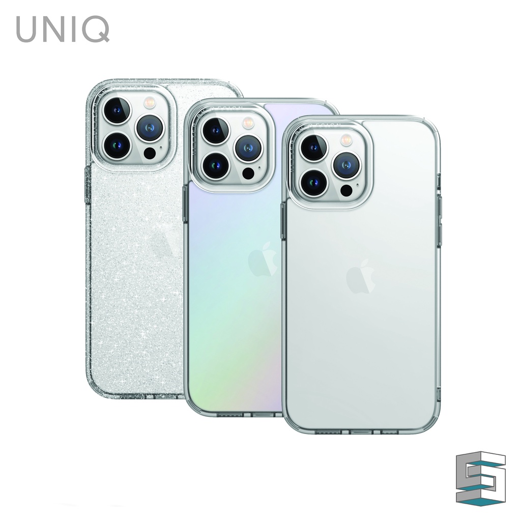 UNIQ Lifepro Xtreme Case for iPhone 14 6.1 14 Plus 14 Pro 14 Pro Max 6.7 Series Lucent Tinsel Clear Iridescent