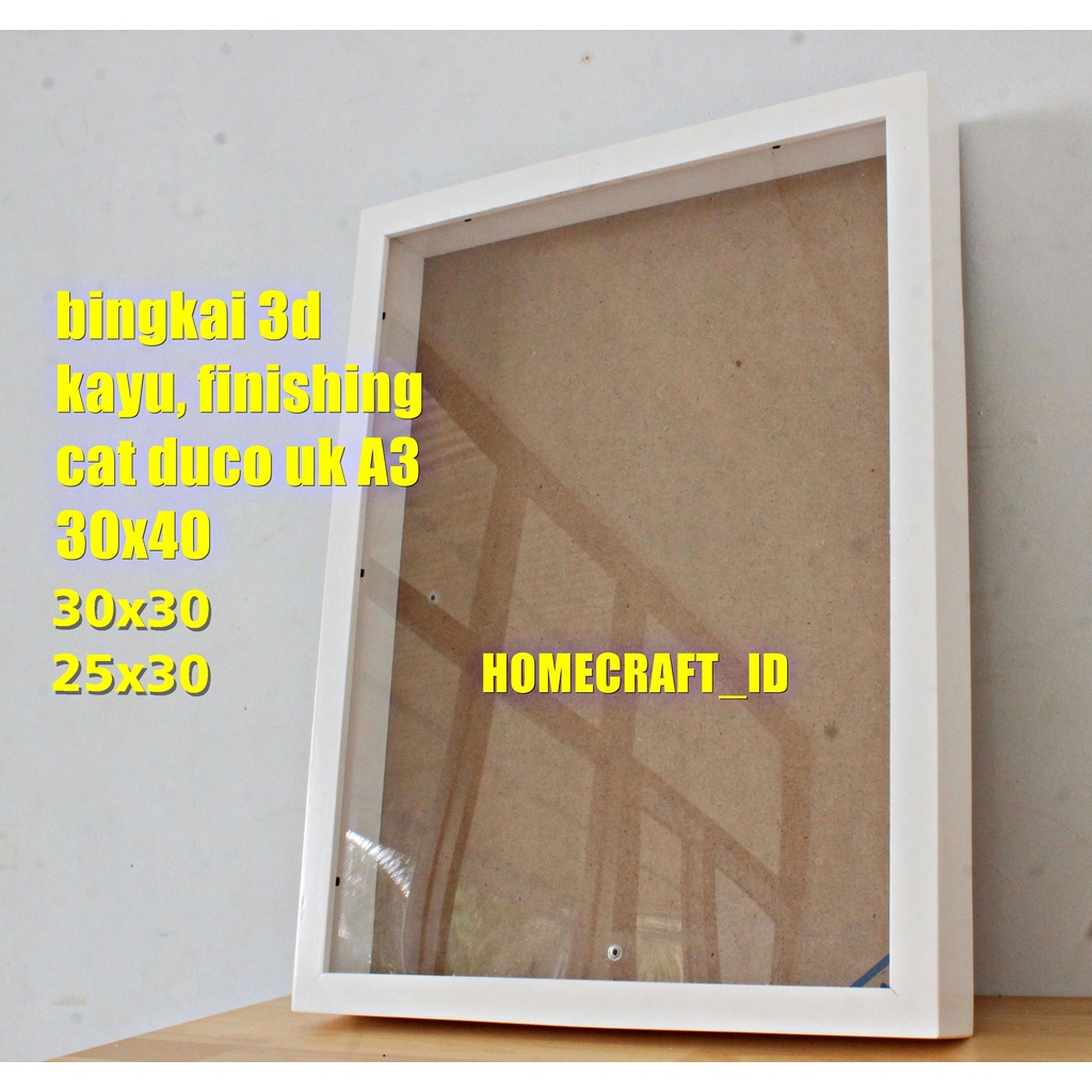 3d white paint wooden frame pop up dowry frame acrylic glass ...