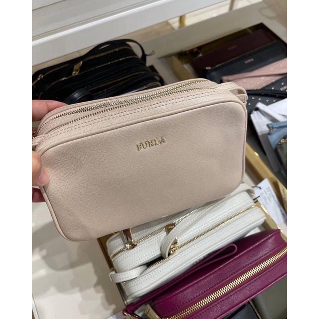 Furla lilli double zip crossbody hotsell