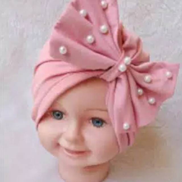 Beautiful Ribbon Children's Turban | Shopee Malaysia