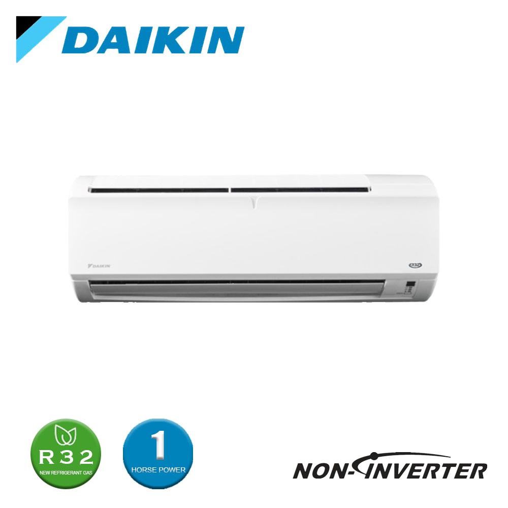 DAIKIN Air Conditioner Wall Mounted 1.0HP R32 NonInverter (FTVP
