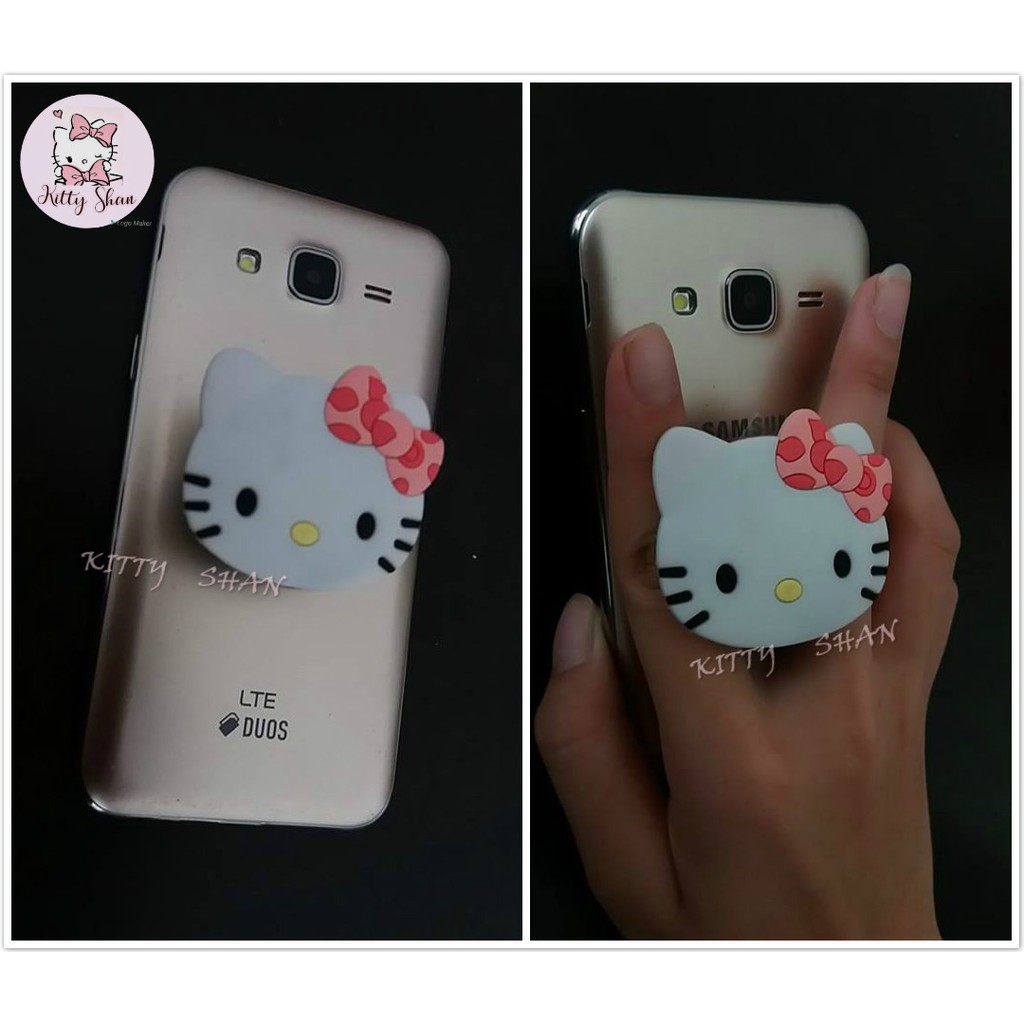 Hello Kitty Popsocket Airbag Pop Socket Mobile Phone Stand Holder Bracket Shopee Malaysia