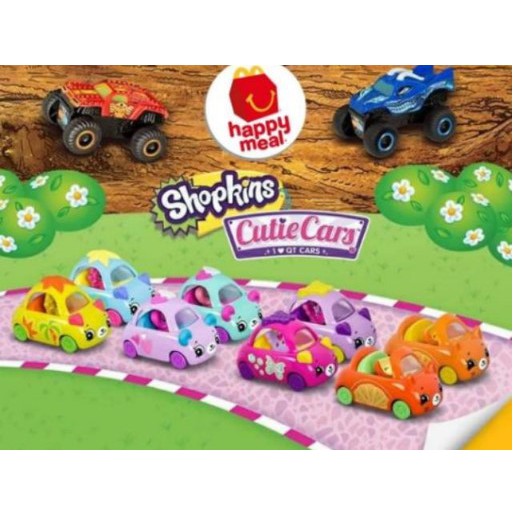 Mcdonalds cutie cars happy meal on sale