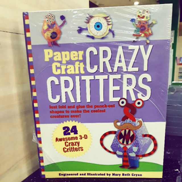 Paper Craft Crazy Critters Shopee Malaysia