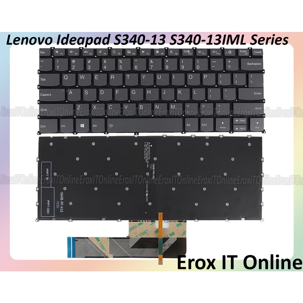 Lenovo Ideapad S340-13 S530-13IML S530-13IWL S340-13IML Series Type 81UM NO  Power Button Laptop Keyboard