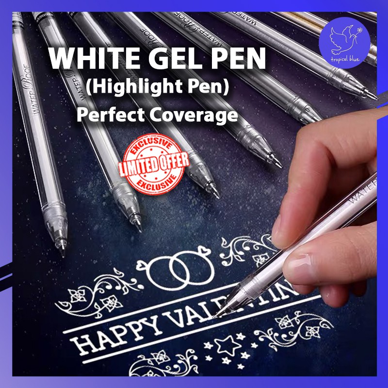 White Ink Gel Pen